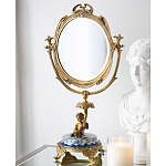 Настольное зеркало в бронзовой рамке Eden Garden варинант исполнения - 4 | Loft Concept в Омске