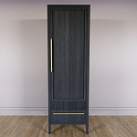 Узкий Шкаф Primo с 2 выдвижными ящиками Черный дуб варинант исполнения - 2 | Loft Concept в Омске