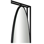 Зеркало овальное в металлической оправе в стиле лофт Urban Style Space варинант исполнения - 2 | Loft Concept в Омске