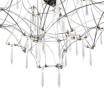 Потолочный светильник с тонким металлическим каркасом цвета хром Quasar варинант исполнения - 4 | Loft Concept в Омске