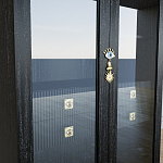 Дизайнерский шкаф витрина Elsa Dreams Black с 4-мя ящиками варинант исполнения - 4 | Loft Concept в Омске