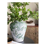 Ваза с зелеными цветочными и птичьими мотивами Vase Inspired by Nature варинант исполнения - 5 | Loft Concept в Омске