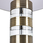 Настольная лампа с цилиндрическим основанием и белым абажуром Crystal Harmony  варинант исполнения - 2 | Loft Concept в Омске