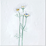 Плитка с узором Ромашки варинант исполнения - 2 | Loft Concept в Омске