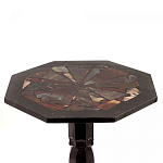 Кофейный стол из натуральных камней Змеевик и Яшма Natural Stone Tables варинант исполнения - 10 | Loft Concept в Омске