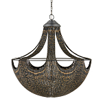 Люстра в форме колокола с декором из тонких железных нитей Jagged Pattern варинант исполнения - 4 | Loft Concept в Омске