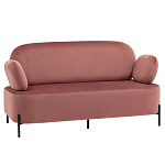 Диван в велюровой обивке цвета пыльная роза COLOR BLOCK варинант исполнения - 1 | Loft Concept в Омске