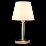 Настольная лампа с белым тканевым абажуром в форме конуса Laurent варинант исполнения - 7 | Loft Concept в Омске