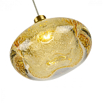 Подвесной светильник с прозрачным стеклянным плафоном округлой формы Effervia  варинант исполнения - 11 | Loft Concept в Омске