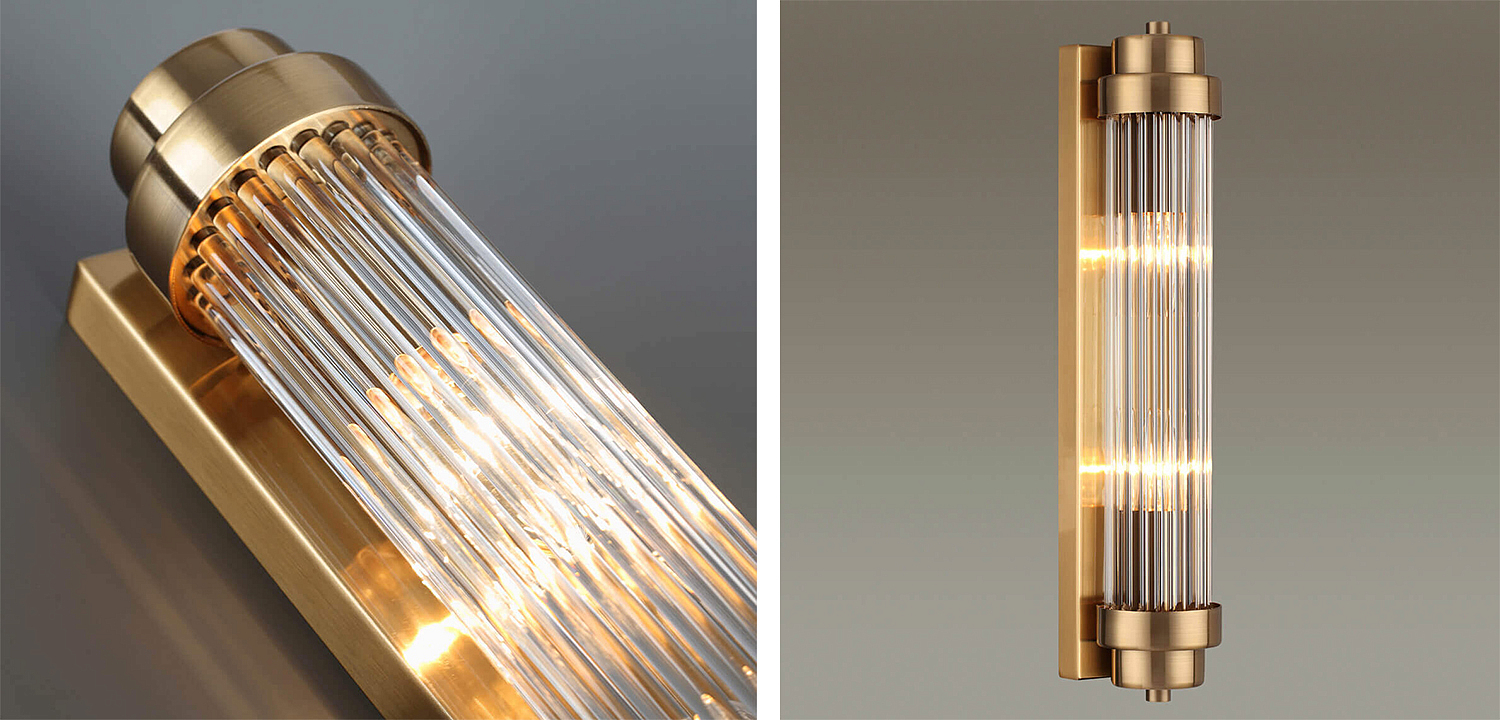 Бра Dirck Glass TUBE Sconce Bronze Бра Dirck Glass TUBE Sconce Bronze - Loft-Concept в Омске