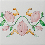 Плитка дизайнерская Сила в лимонах варинант исполнения - 2 | Loft Concept в Омске