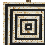 Настольная лампа с квадратным основанием и прямоугольным абажуром Neat Lines варинант исполнения - 1 | Loft Concept в Омске