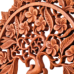 Панно из дерева круглое Sakura Panel With Trees варинант исполнения - 2 | Loft Concept в Омске