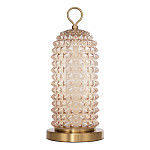 Настольная лампа с факутрным стеклянным плафоном Sonora варинант исполнения - 2 | Loft Concept в Омске