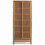 Шкаф из массива тика Okino Wood Cabinet варинант исполнения - 1 | Loft Concept в Омске