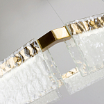 Светодиодная люстра с рельефным стеклом ICE GLASS 70 варинант исполнения - 4 | Loft Concept в Омске