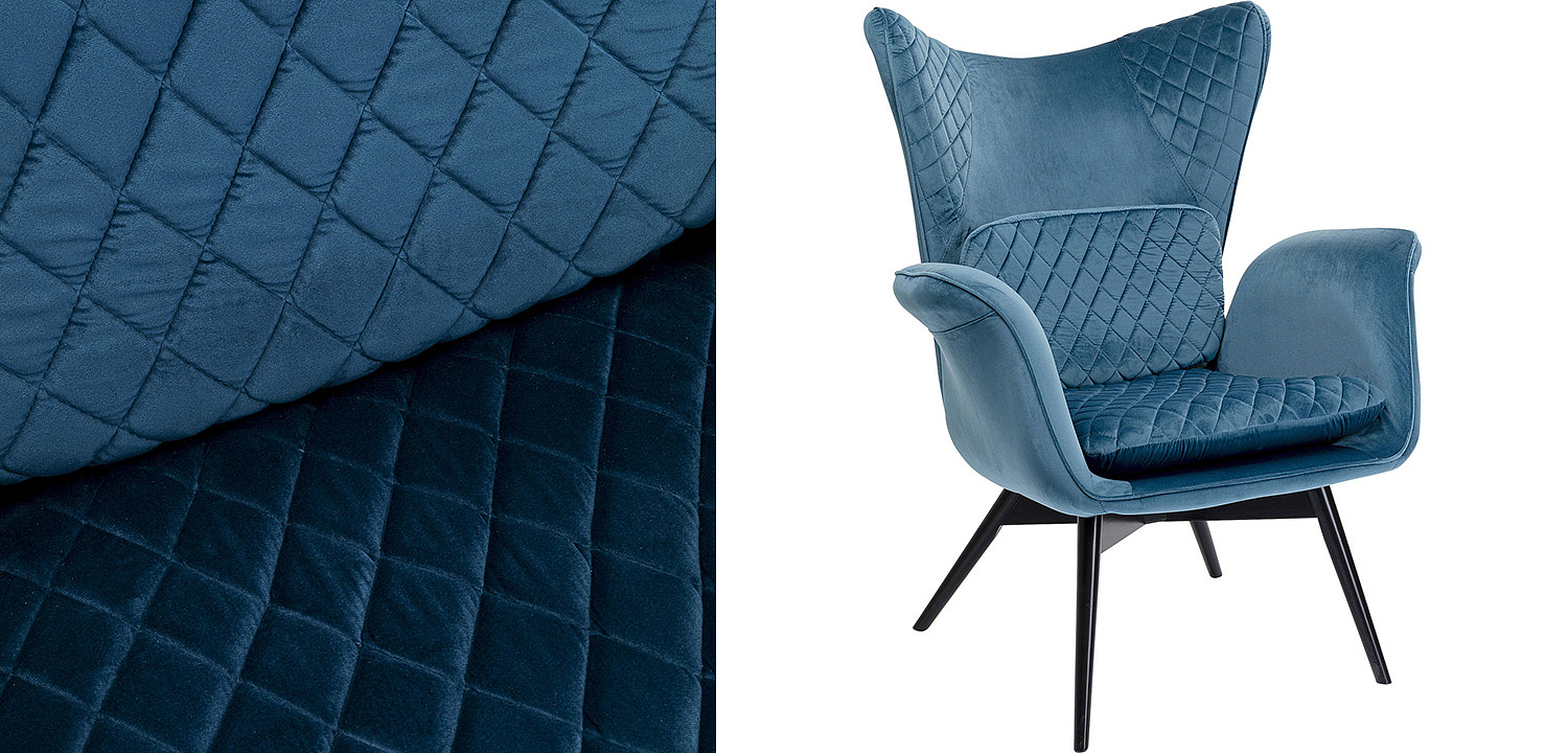 Кресло Blue Velvet Throne Кресло Blue Velvet Throne - Loft-Concept в Омске