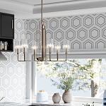  Люстра с прозрачными рифлеными цилиндрическими плафонами Kichler варинант исполнения - 27 | Loft Concept в Омске