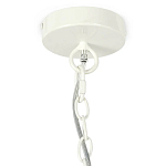 Люстра декорированная белыми деревянными бусинами White Wooden Beads Chandelier варинант исполнения - 3 | Loft Concept в Омске