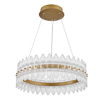 Люстра круглая с декоративными элементами в виде лепестков Round Light Flashing варинант исполнения - 4 | Loft Concept в Омске