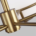 Люстра с 5-ю белыми шарообразными плафонами в сферические каркасах Feiss варинант исполнения - 3 | Loft Concept в Омске