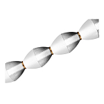 Подвесной светильник линейный в сочетании двух разных фактур стекла Enchanting варинант исполнения - 4 | Loft Concept в Омске