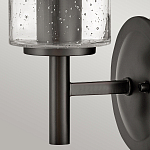 Бра с плафоном в форме цилиндра из прозрачного стекла с пузырьками Hinkley варинант исполнения - 9 | Loft Concept в Омске