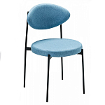 Стул металлический с мягкой спинкой и сиденьем Alfie Chair варинант исполнения - 5 | Loft Concept в Омске