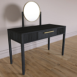 Туалетный Стол с зеркалом Primo Черный дуб варинант исполнения - 4 | Loft Concept в Омске