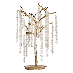 Лампа настольная со стеклянными подвесами цвет золото FAIRYTREE Light варинант исполнения - 1 | Loft Concept в Омске