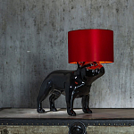 Настольная лампа COLLECTION OF DOGS с абажуром Бульдог варинант исполнения - 4 | Loft Concept в Омске