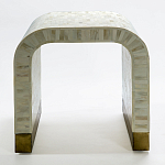 Приставной столик BONE INLAY SIDE TABLE-Cream варинант исполнения - 1 | Loft Concept в Омске