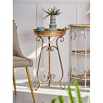 Столик приставной на фигурном подножии Magnificent Century варинант исполнения - 4 | Loft Concept в Омске