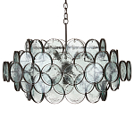 Люстра с каскадом из круглых стеклянных дисков Small Round Sequins варинант исполнения - 3 | Loft Concept в Омске