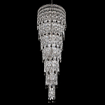 Люстра многоярусная каскадная с хрустальными подвесками Roul Crystal Light варинант исполнения - 2 | Loft Concept в Омске