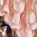 Люстра из стекляных розовых лепестков Petalled Illuminator варинант исполнения - 2 | Loft Concept в Омске