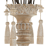 Люстра с состаренными резными элементами Big Graceful Profile варинант исполнения - 3 | Loft Concept в Омске