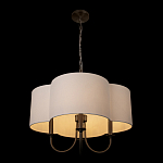 Люстра с белым текстильным абажуром Vitorino  варинант исполнения - 5 | Loft Concept в Омске