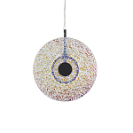 Подвесной светильник из фактурного двойного стекла Heterochromia варинант исполнения - 2 | Loft Concept в Омске