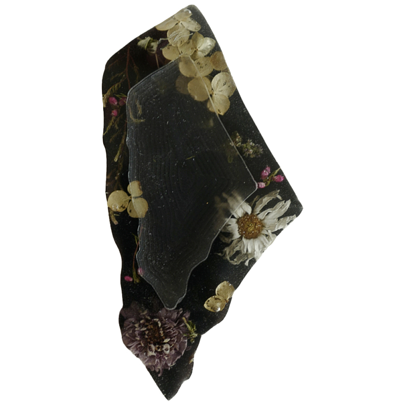 Подставка под благовония из эпоксидной смолы с цветами черная Epoxy Resin Flowers Incense Stand Black Черный Подставка под благовония из эпоксидной смолы с цветами черная Epoxy Resin Flowers Incense Stand Black Черный в Омске | Loft Concept