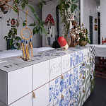 Дизайнерская кровать с системой хранения варинант исполнения - 2 | Loft Concept в Омске