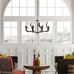 Люстра с плафонами в виде черно-белых дисков Ideal Shade Combination варинант исполнения - 2 | Loft Concept в Омске