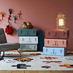 Металлический сундук Metal Chest White варинант исполнения - 5 | Loft Concept в Омске