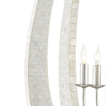 Люстра каплевидной формы покрытая перламутровой мозаикой Soft Pearl Shape варинант исполнения - 1 | Loft Concept в Омске