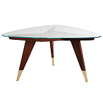 Дизайнерский кофейный стол со стеклянной столешницей Gio Ponti D.552.2 Coffee Table варинант исполнения - 1 | Loft Concept в Омске