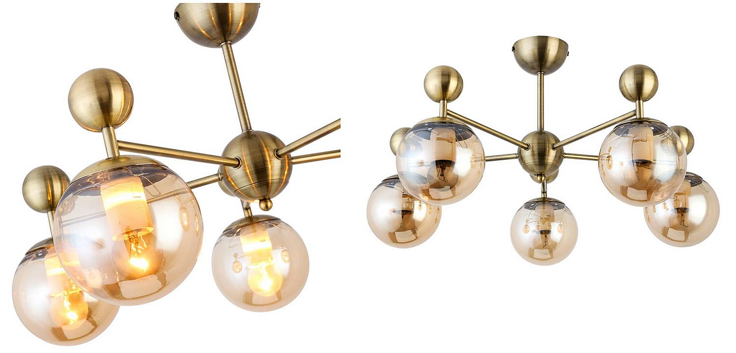 Потолочная люстра Demian Bronze Chandelier Потолочная люстра Demian Bronze Chandelier - Loft-Concept в Омске