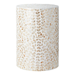 Столик с инкрустацией с перламутровым узором Jean Cream варинант исполнения - 1 | Loft Concept в Омске