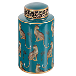 Ваза фарфоровая с крышкой Leopard Ccollection варинант исполнения - 1 | Loft Concept в Омске