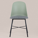 Стул из прочного пластика на металлическом основании Anora Green  варинант исполнения - 2 | Loft Concept в Омске