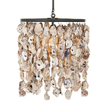 Люстра овальная с подвесками из устричных раковин Sea Ravens варинант исполнения - 2 | Loft Concept в Омске